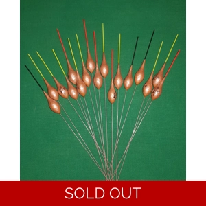 'MATCH RANGE' CLEARANCE x 17 Pole Floats (SRG031)